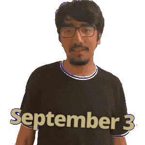 September 3 Sticker