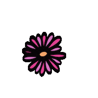 Flower Circle Sticker