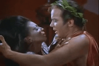 Star Trek Kiss GIF