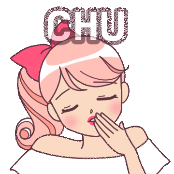 akikim_illust giphyupload love heart girl Sticker