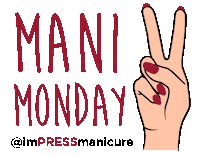 Impress Mani Monday Sticker by KISS Products