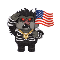 American Flag Trending Sticker