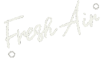 Fresh Air Text Sticker