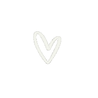White Heart Love Sticker