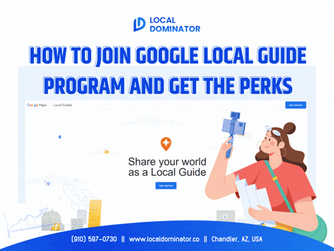 Localdominator giphyupload local guide benefits and rewards earning google local guide badges local guide points system GIF
