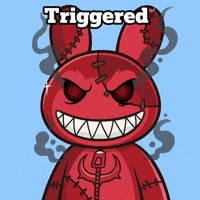 RugDollz annoyed frustrated triggered overit GIF