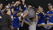 ice hockey blues parade GIF by NHL