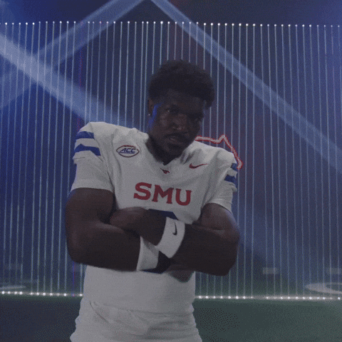 College Football Celebration GIF by SMU Football