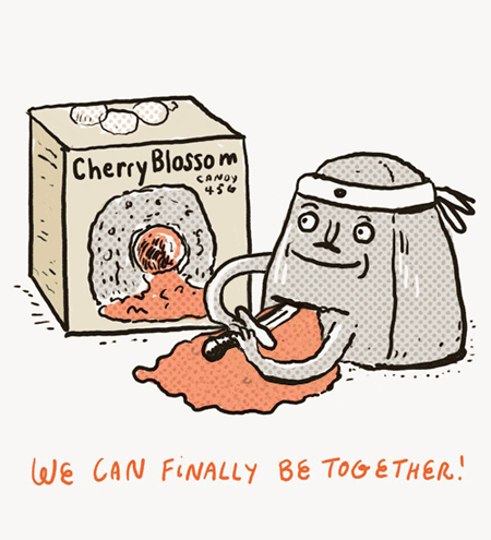 cherry blossom love GIF by Scorpion Dagger