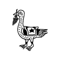 SaddleGoose naturalwine saddlegoose spinnygoose Sticker