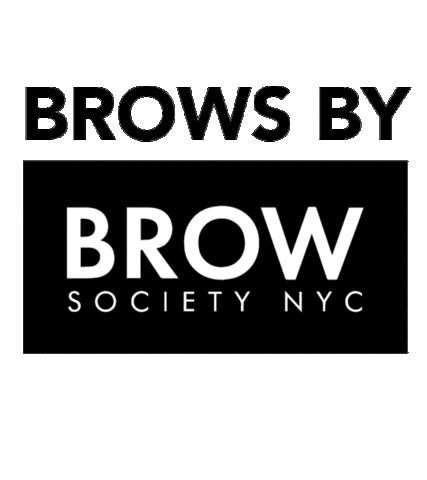 Eyebrows Brows Sticker by browsocietynyc