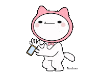 ManhwaCat cat cartoon shocked surprise Sticker