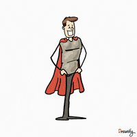 drawify man hero superhero person GIF