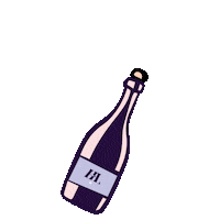 Wine Celebrate Sticker by Hey Lita