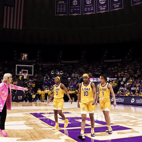 Womens Basketball GIF by LSU Tigers