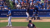 Swinging Spring Training GIF by Toronto Blue Jays