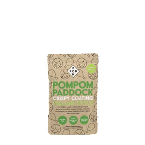 Plant Based Crispy Chicken Sticker by PomPom Paddock