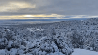 'Pretty' Snow Blankets Central Arizona as Storm System Travels Through