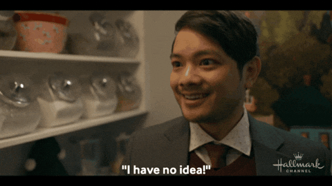 I Have No Idea Holidazed GIF by Hallmark Channel