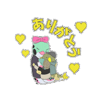Fish Hug Sticker by Shimizukouen