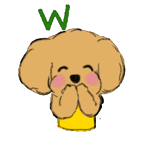 Happy Dog Sticker