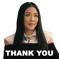 Mindy Kaling Thank You Sticker by HULU