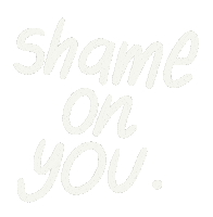 Shame No Sticker by Demic