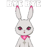 Waving See Ya Sticker by Fluffey