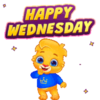 Wednesday Morning Sticker by Lucas and Friends by RV AppStudios