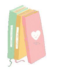 Heart Read Sticker by Papel y Lapiz