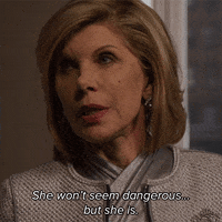 Suspicious The Good Wife GIF by Paramount+