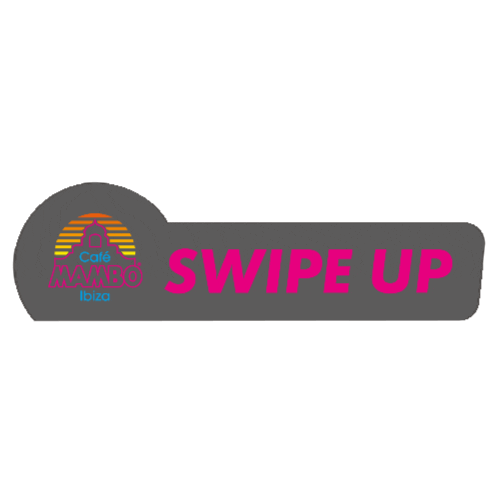 swipe mamboibiza Sticker by Café Mambo