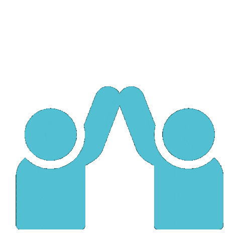 Highfive Sticker by Spieren voor Spieren