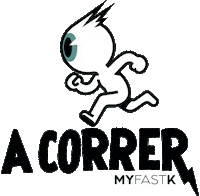 Run Running Sticker by cebrazul