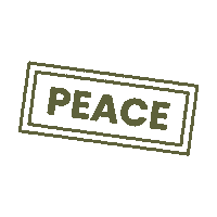 Peace Soothing Sticker by Studio Wodehouse