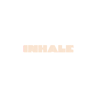Breathe Inhale Exhale Sticker by STRONGBEE
