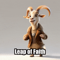 Leap Of Faith Wisdom GIF by Radiantelope