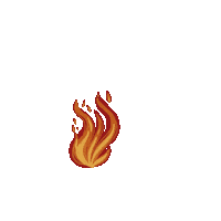 nabeliartes hot fire fuego fogo Sticker