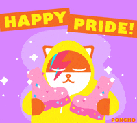 gay pride GIF by Poncho