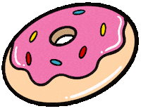 Pink Cake Sticker by Natalie Michelle Watson
