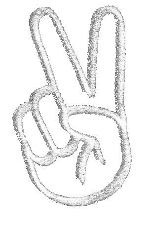 Peace Hands Sticker
