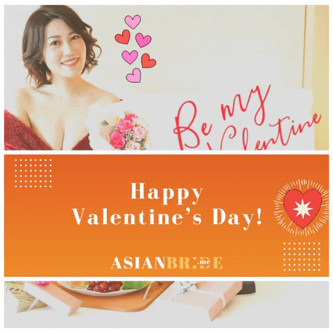 asianbride_me giphygifmaker giphyattribution valentines day asian girl GIF