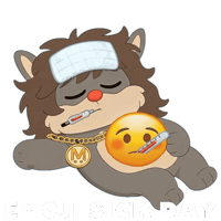Sick Emoji Sticker
