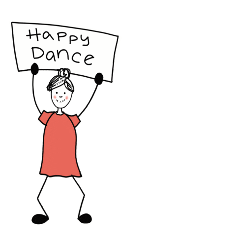 Happy Dance Sticker by Increase Creativity