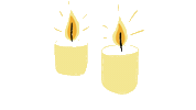 Candles Luz Sticker