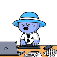 Work Working Sticker by Kwantel