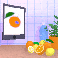 still life orange GIF by jjjjjohn