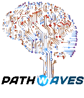 Pathwaves brain meditation mindfulness neuroscience Sticker