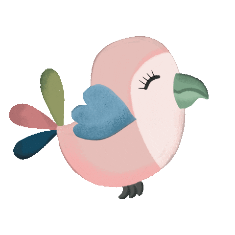 Laurencewuilkin bird tropical parrot Sticker