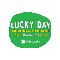 LuckyDayMoving move moving movers moving company Sticker